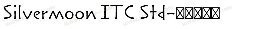 Silvermoon ITC Std字体转换